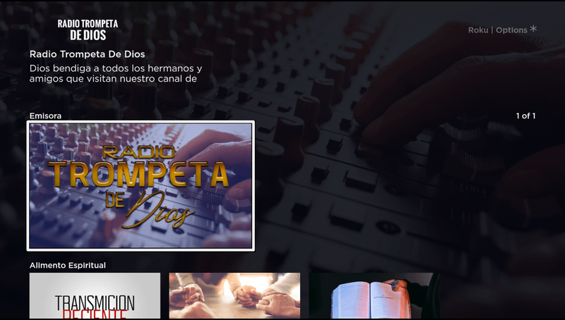 Radio Trompeta De Dios Roku Channel Store Roku roku channel store