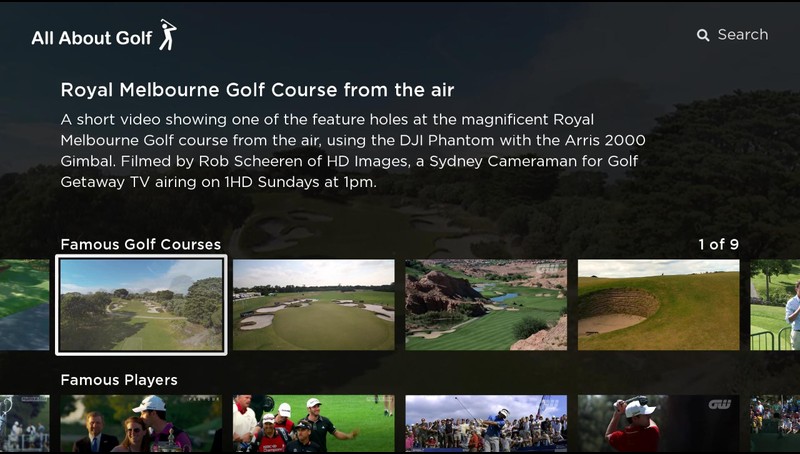 All About Golf | TV App | Roku Channel Store | Roku