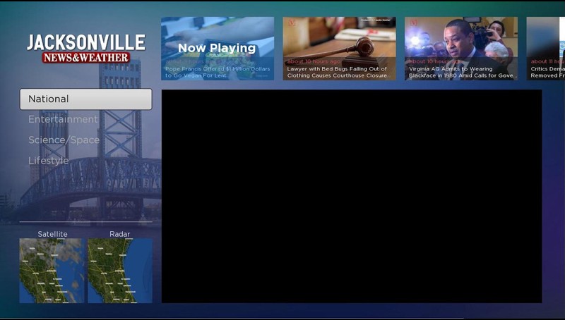 Jacksonville News and Weather Channels TV Apps Roku Channel Store