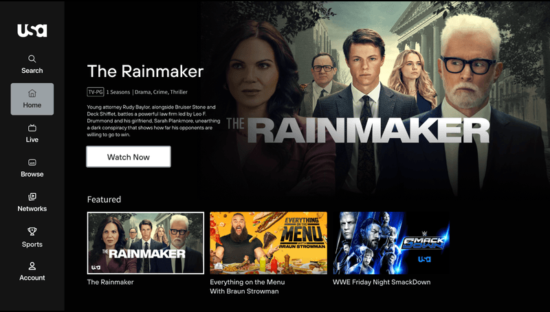 streaming service usa network live stream