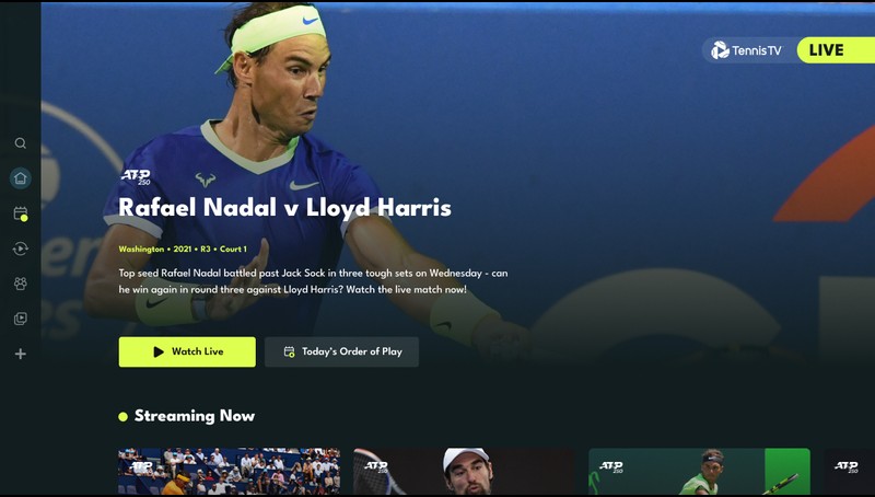 Tennis TV – Live Streaming | TV | Roku Channel Store | Roku