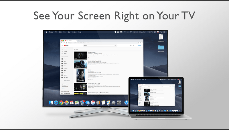 mirror screen to roku mac app
