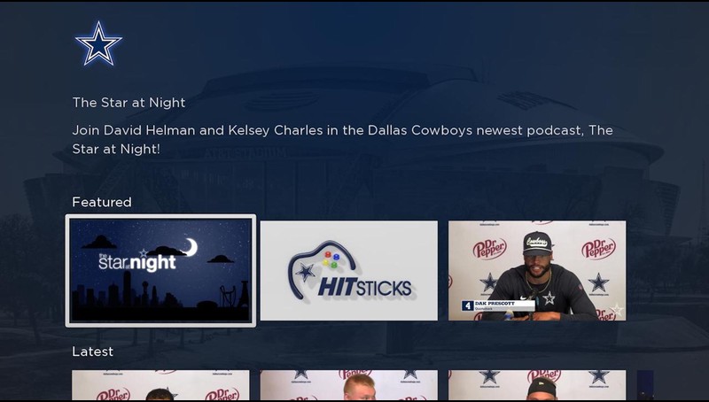 Cowboys Now, TV App, Roku Channel Store