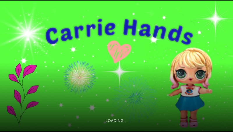 carrie hands lol surprise
