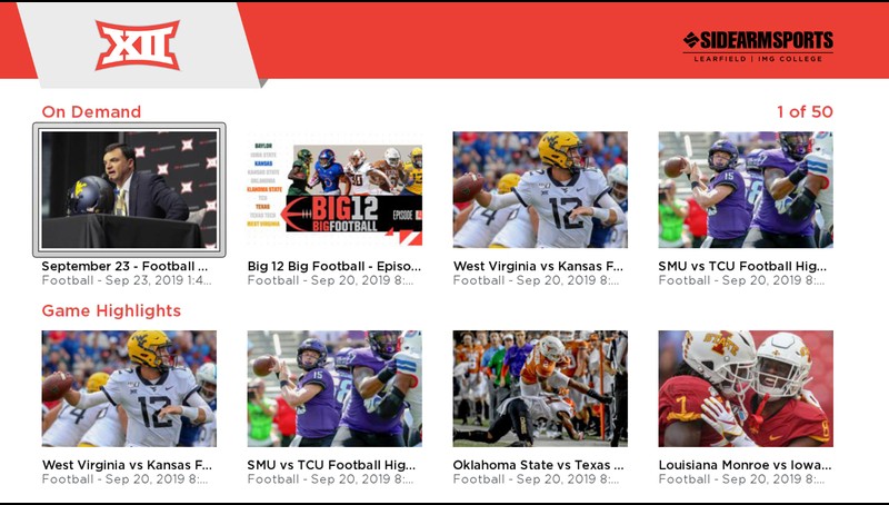 Big 12 Games TV Schedule: Channel & Live Stream Info - Week 1