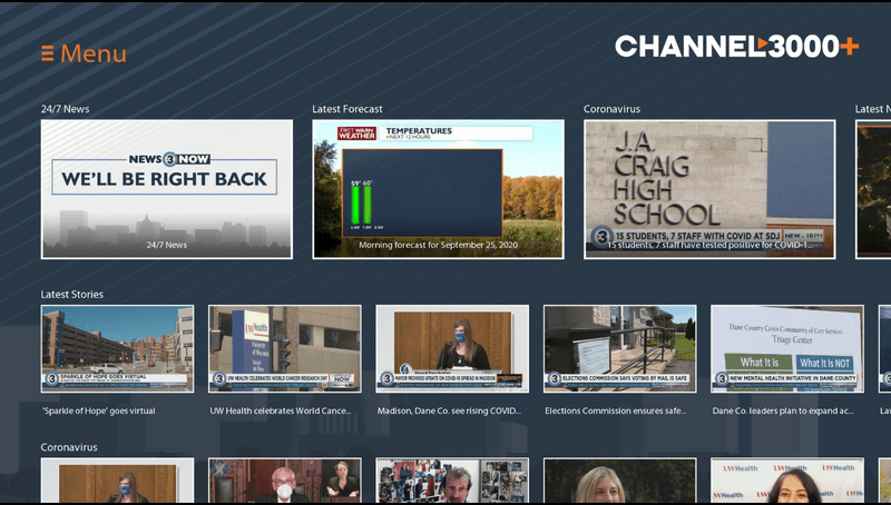 WISC Channel 3000+, TV App, Roku Channel Store