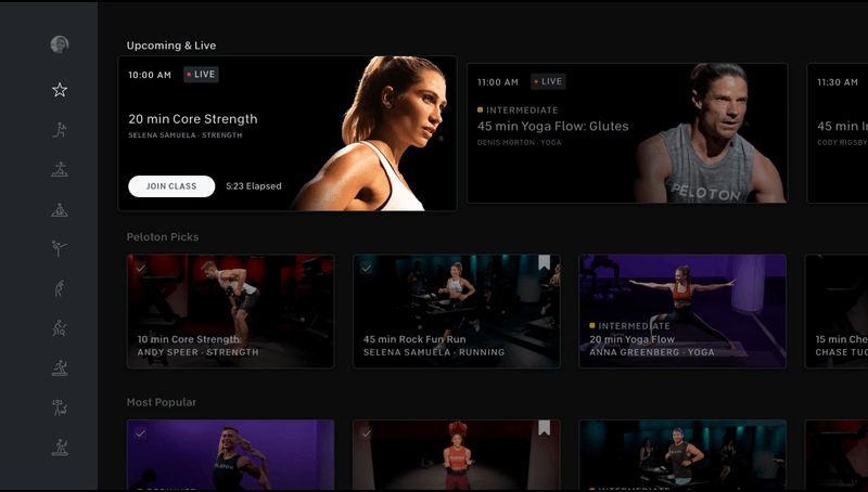 peloton channel on roku