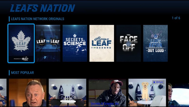 Leafs Nation Network Roku Channel Store Roku