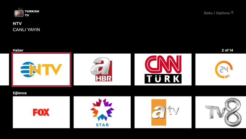 Turkish Tv Live From Turkey Roku Channel Store Roku