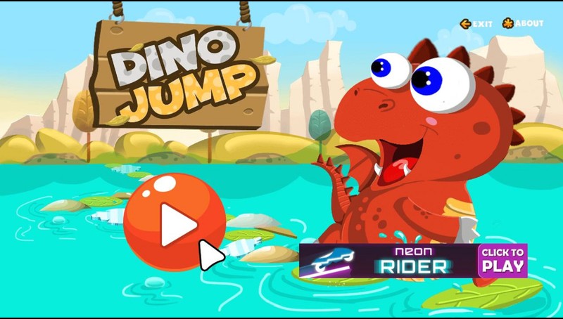 Colored Dino: Run and Jump!: Play Online For Free On Playhop