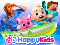 Watch HappyKids for free family-friendly entertainment! With 100,000+ free videos, your kids can enjoy favorites like Cocomelon, Sesame Street, Blippi and Paw Patrol. HappyKids offers safe streaming anytime, anywhere. No Subscription. No Registration. Watch for Free. Install now!