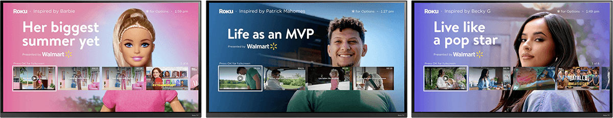 Walmart's shoppable TV streaming ads on Roku