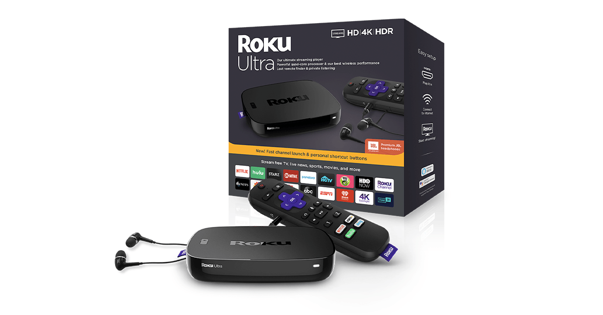 New 4661 Roku Ultra 4k Hdr Hd Streaming Media Player W Voice Remote Black Consumer Electronics Com Tv Video Home Audio Electronics New 4661 Roku Ultra 4k Hdr Hd Streaming Media Player W Voice Remote Black Consumer Electronics Com Tv Video Home Audio Electronics