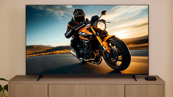 TV featuring clear picture streaming with Roku Ultra