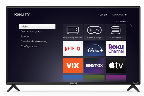Modelos de Daewoo Roku TV – Encuentra smart TV HD y 4K