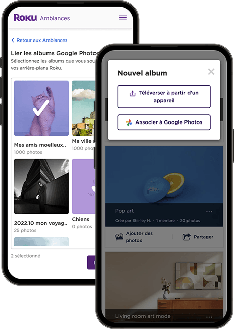 Application Ambiances Roku