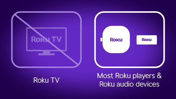 Roku Players Remote is compatible with most Roku players and Roku audio devices