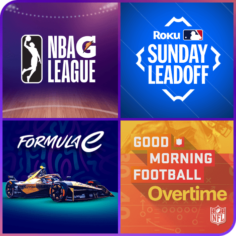 Sports Shows, Games, and Events available on Roku Sports Channel