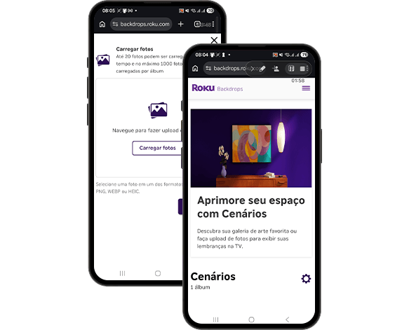 App Cenários da Roku