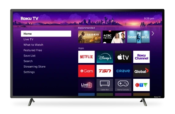 Roku TV and the simple home screen