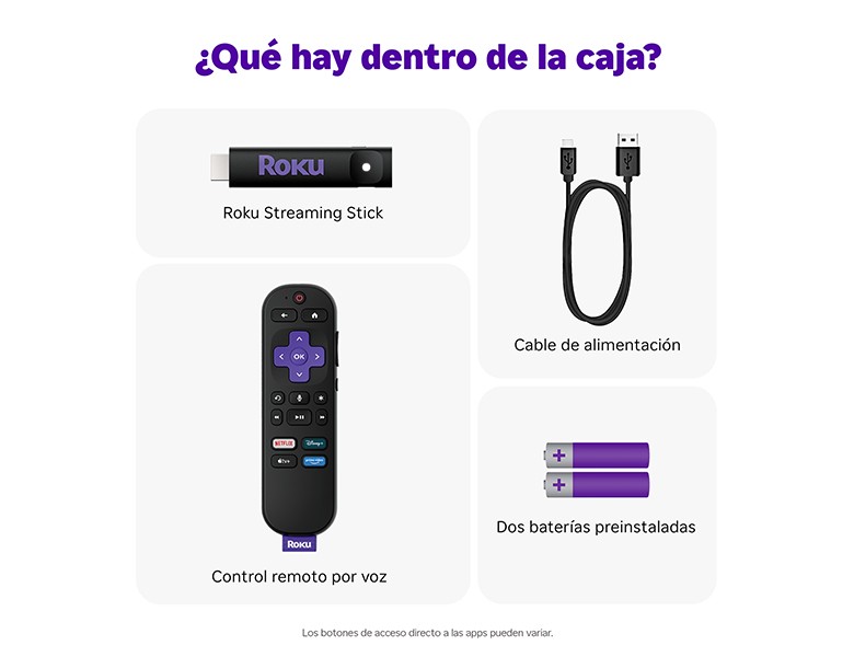 Qué viene en la caja cuando compras el Roku Streaming Stick