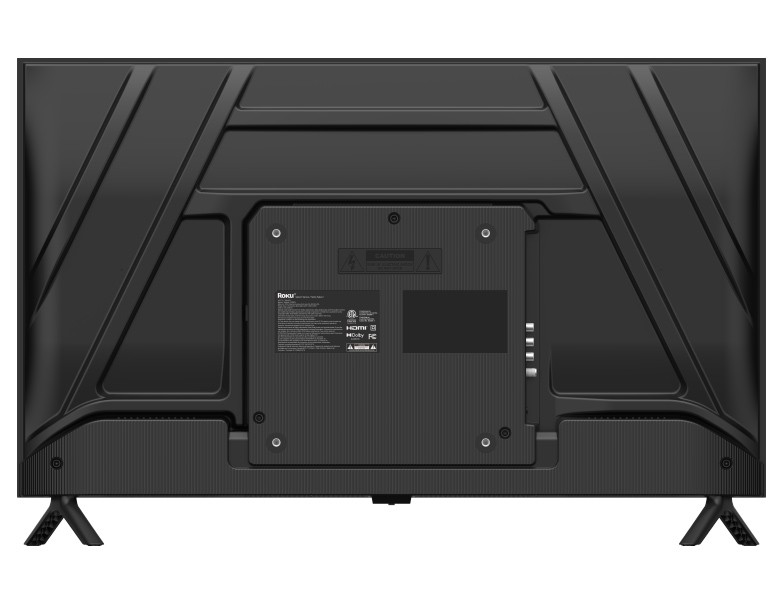 Back view of the 24" Roku Select Series HD TV