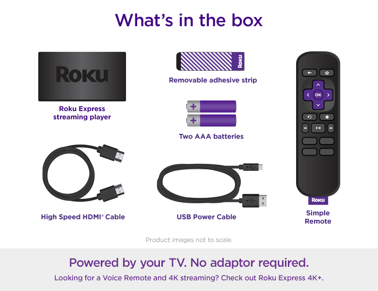 Roku Express | Streaming Device for TV. Low Cost. |