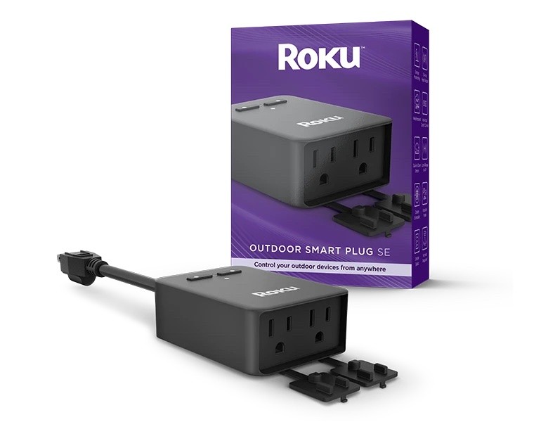 Look before you buy: Roku Outdoor Smart Plug SE product and packaging