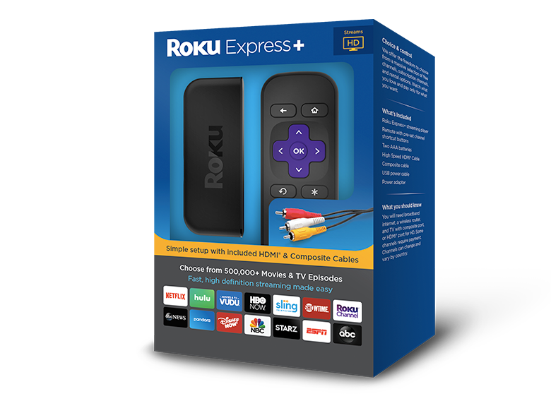 ROKU EXPRESS - CONVERTIDOR A SMART TV HD - GAMELAND