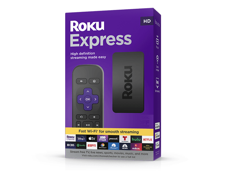 Roku Express | HD Streaming Device for TV. Low Cost. | Roku