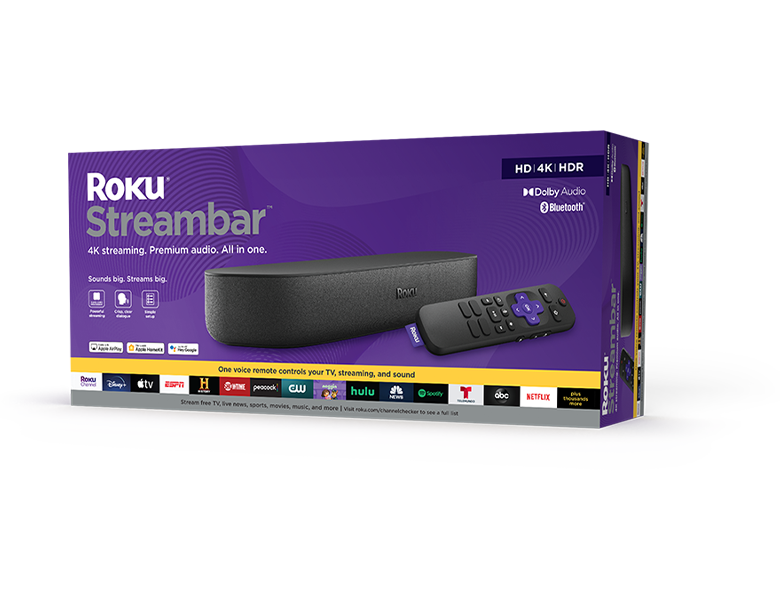 Roku Streambar 4k Streaming Premium Audio All In One Roku