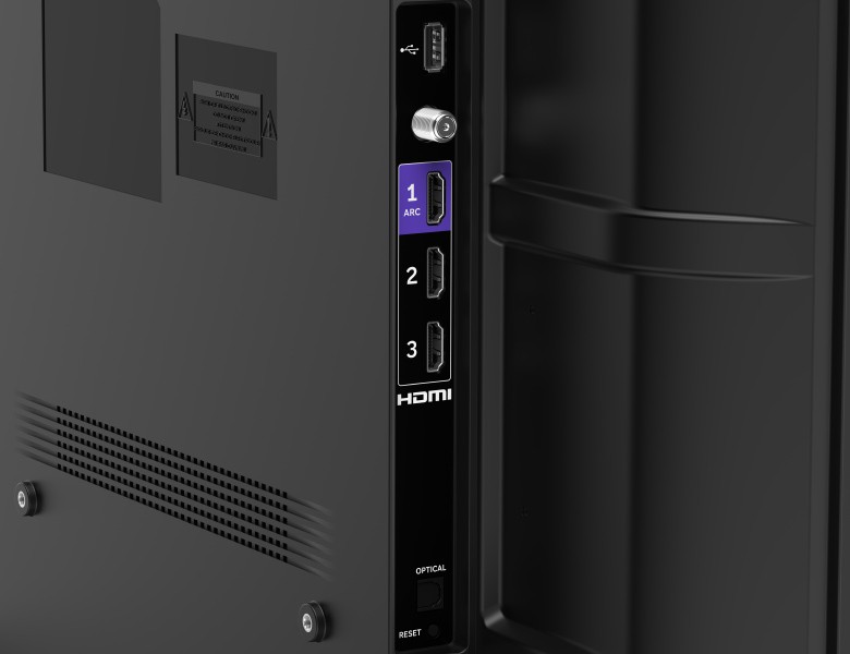 Roku 24" Select Series HD TV ports