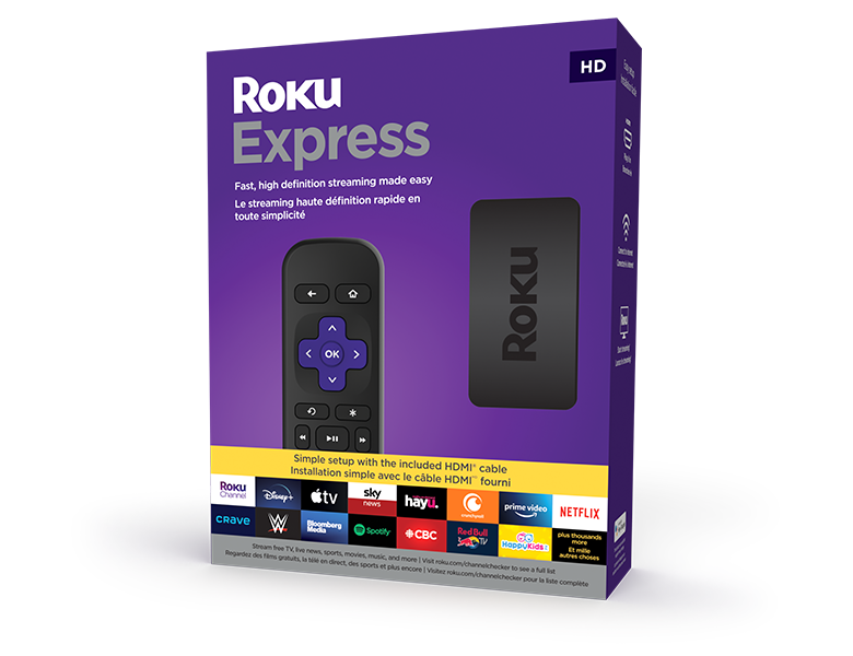 Roku Express | Streaming Media Device | Roku Canada