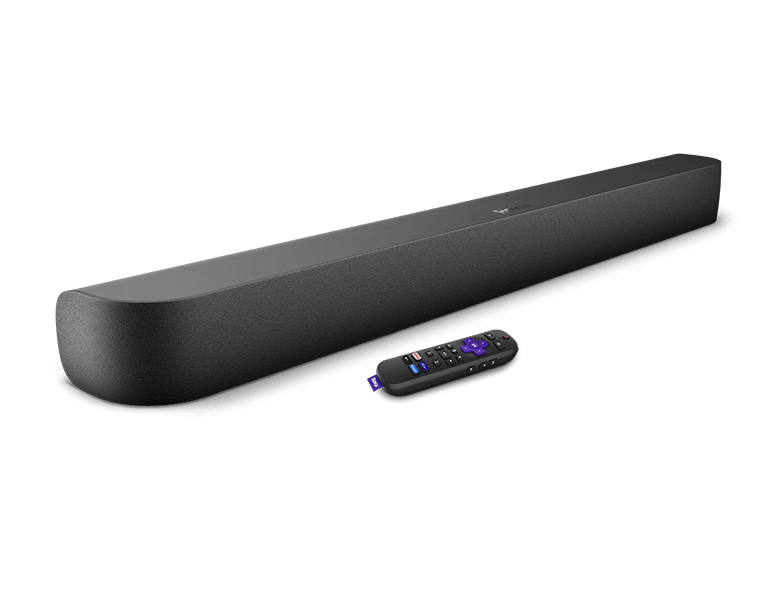  Roku Streambar Pro & Surround Sound Set  Dispositivo de  transmisión 4K HDR y barra de sonido cinematográfica todo en uno, dos altavoces  inalámbricos de TV, subwoofer inalámbrico Pro, control remoto 