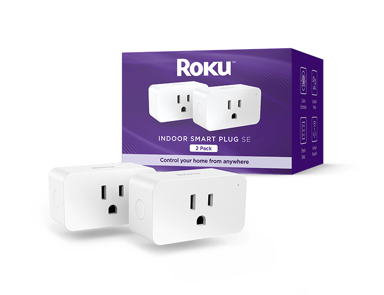 Roku Indoor Smart Plug SE 2 Pack (PS1000P2R)