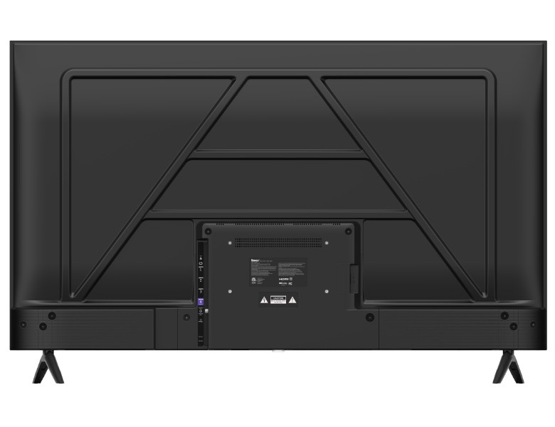 Back view of the Roku Select Series 4K 50" TV