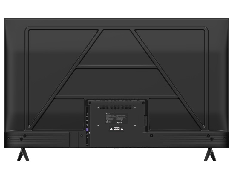Back view of the Roku Select Series 4K 55" TV