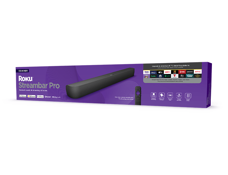 Roku Streambar Pro All In One Streaming Soundbar For Tv United States Roku
