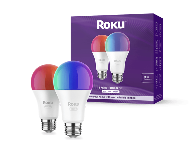 Roku Smart Bulb SE Color, Colored Smart LED Bulbs