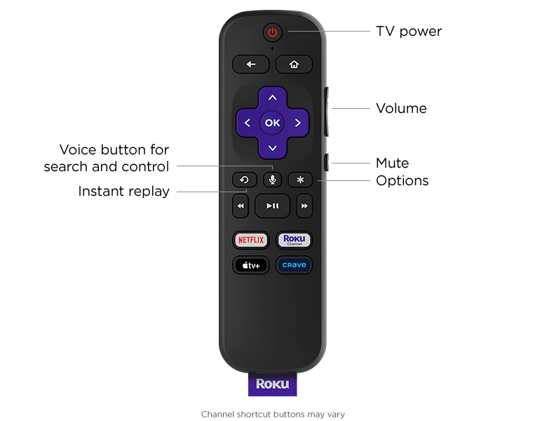Roku® Voice Remote | Roku Canada