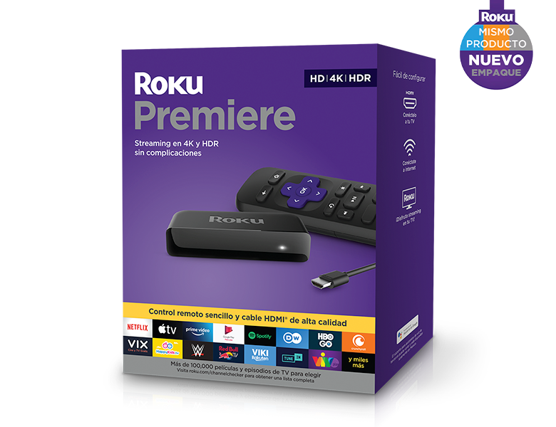Roku Premiere, Streaming fácil en 4K y HDR
