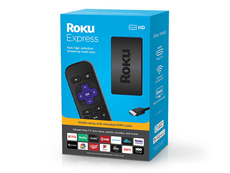 Look before you buy: Roku Expess packaging
