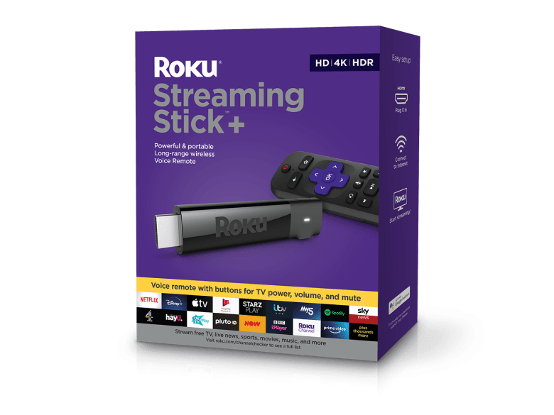 Roku® Streaming Stick™+, Powerful. Compact. HD, 4K & HDR.