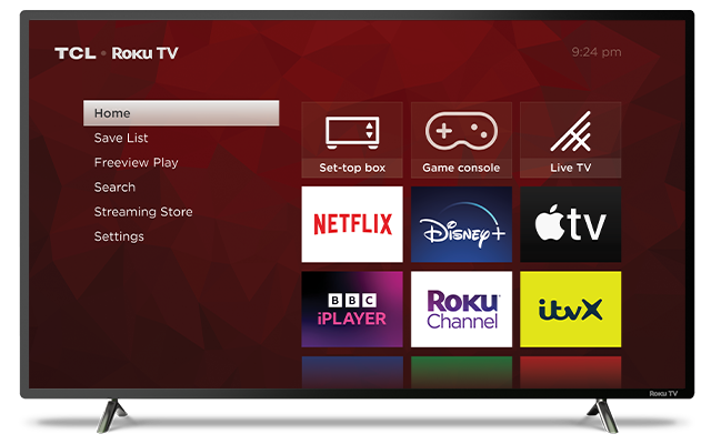 Channels and Apps available on Roku