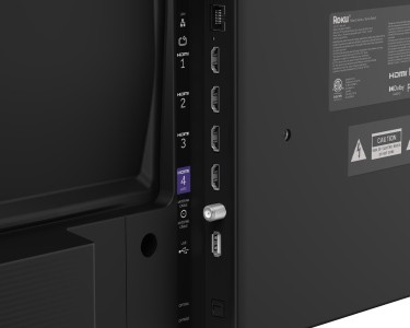 Ports du téléviseur 4K QLED Série Select Roku