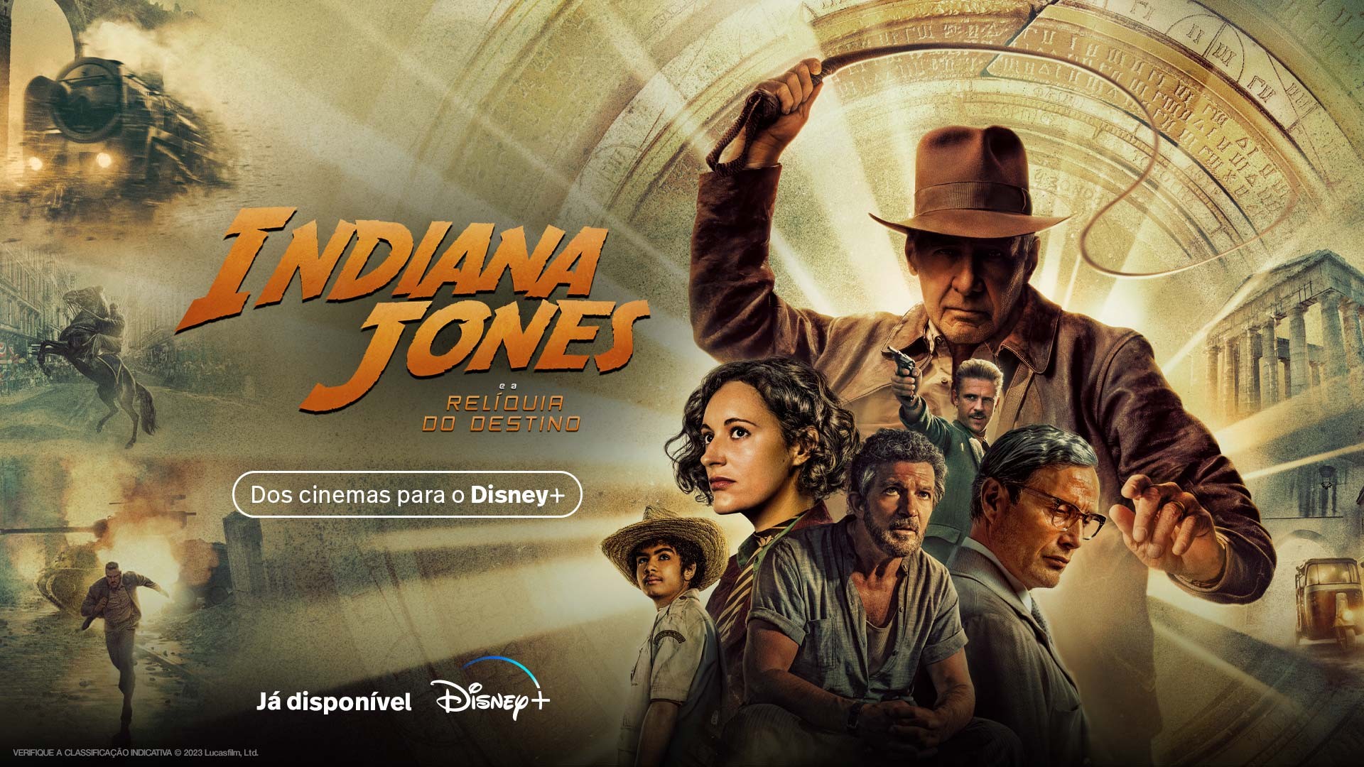 VEJA ONDE ASSISTIR INDIANA JONES E O CHAMADO DO DESTINO! (2023) 