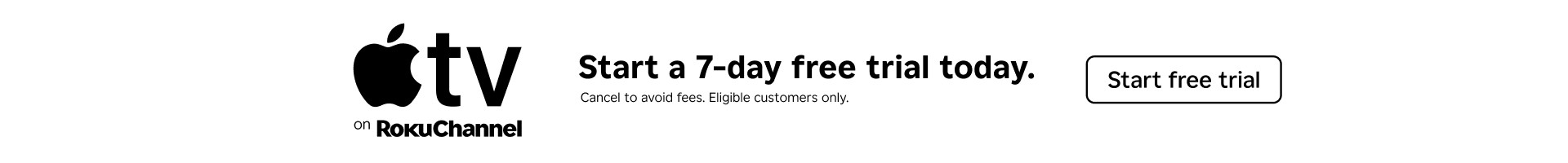 Apple TV on The Roku Channel. Start a 7-day free trial today.