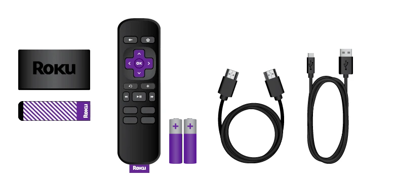 Convertidor a Smart Tv Roku Express  Reproductor De Streaming Hd Con Cable  Hdmi - Luegopago