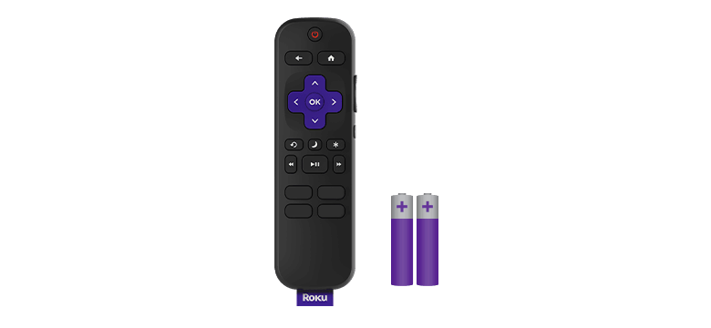 What's in the box: Roku TV Remote