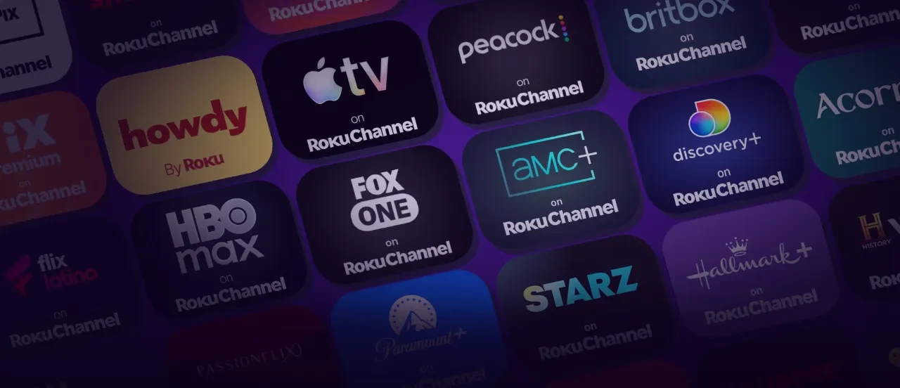 An image showing assorted subscription provider tiles
